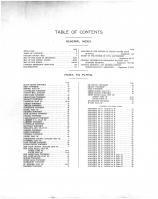 Table of Contents, Red Lake County 1911